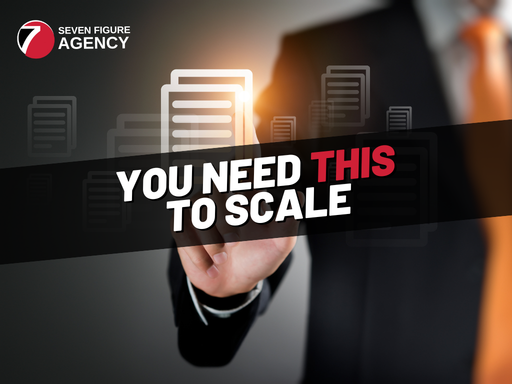 You Need THIS To Scale