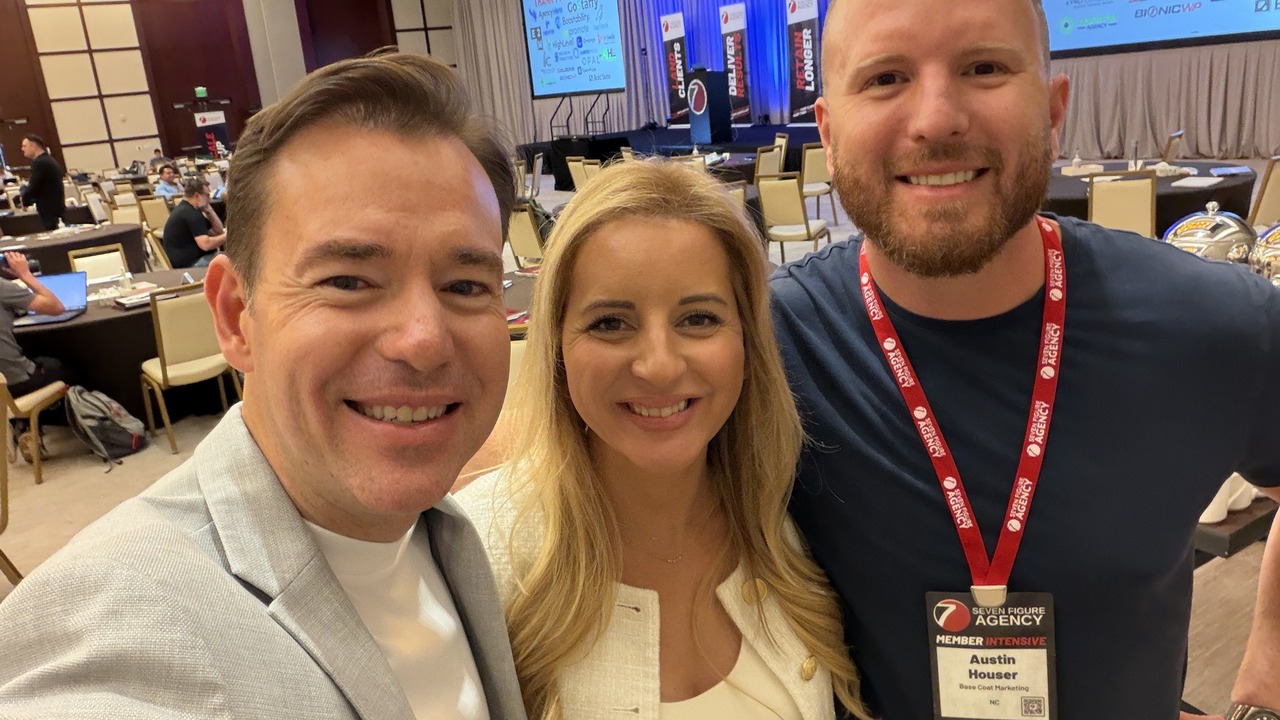 Austin Houser of Base Coat Marketing, Seven Figure Agency member on the 2026 Inc. 5000
