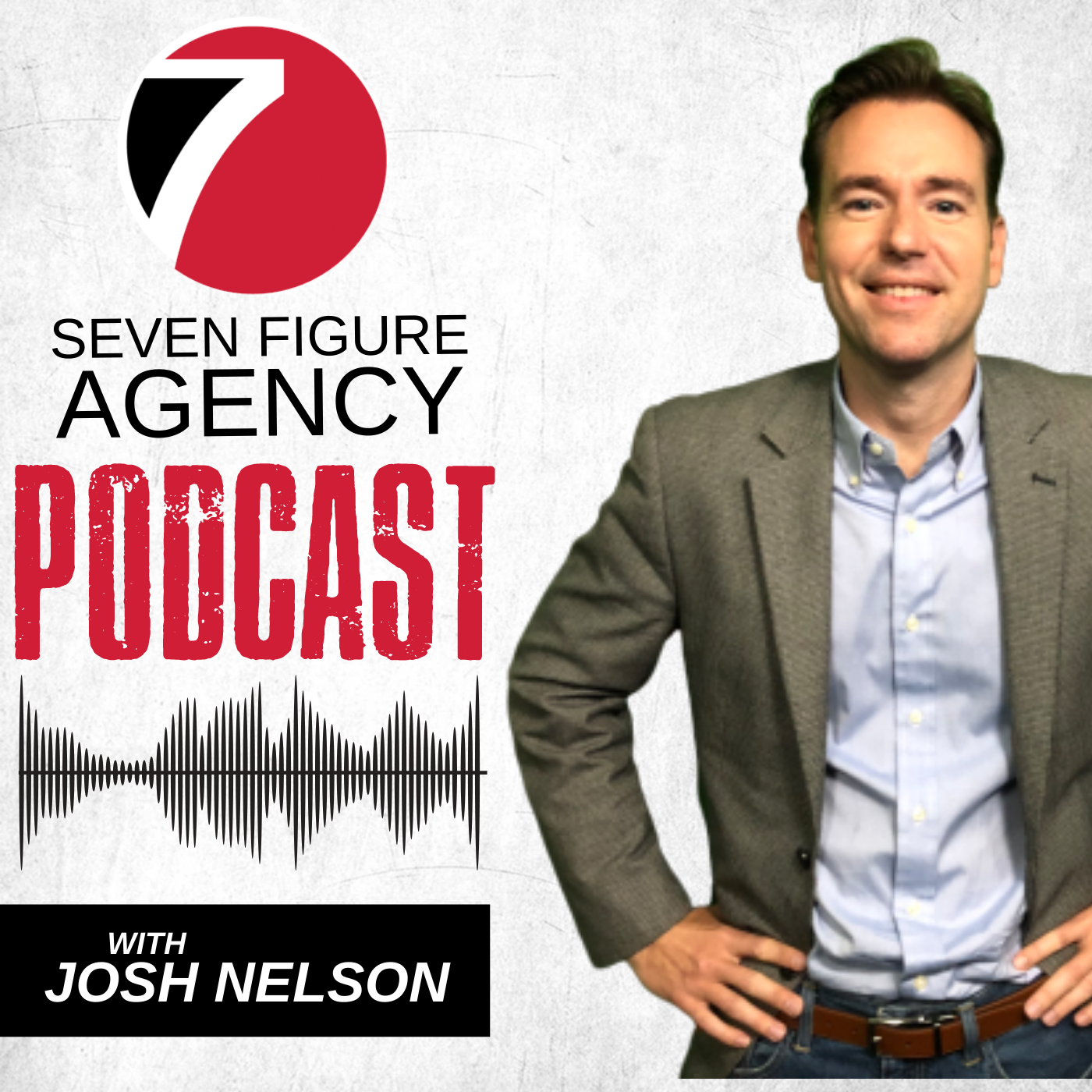Seven Figure Agency Podcast with Josh Nelson Artwork